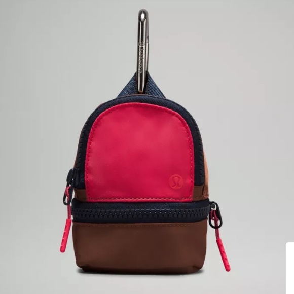 NWT Lululemon Athletica City Backpack in Glaze Pink/Ancient Copper/True Navy